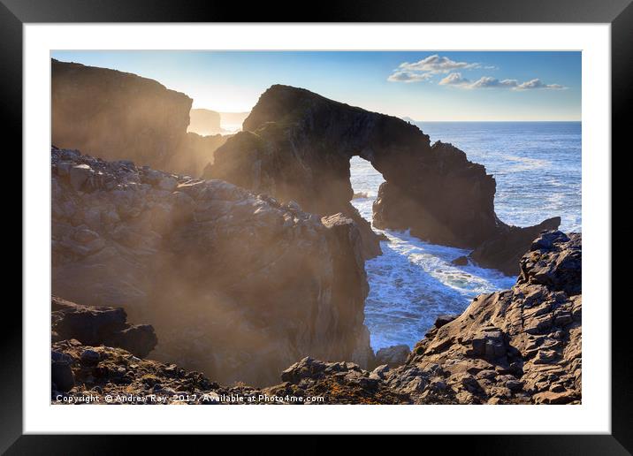 Stac a' Phris (Isle of Lewis) Framed Mounted Print by Andrew Ray