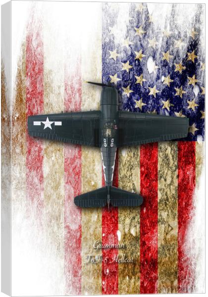 Grumman F6F Hellcat Canvas Print by J Biggadike