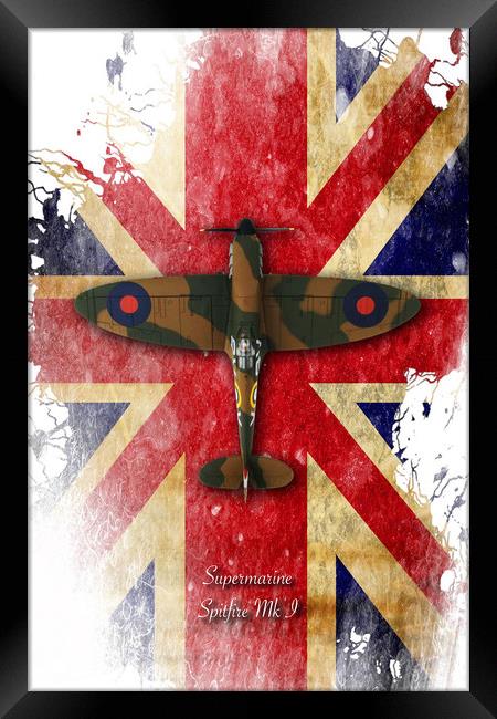 Supermarine Spitfire Mk.I Framed Print by J Biggadike