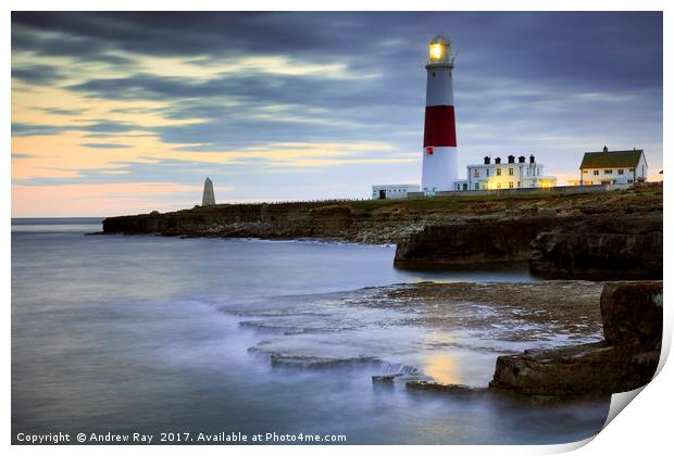 Portland Lighthouse Print by Andrew Ray