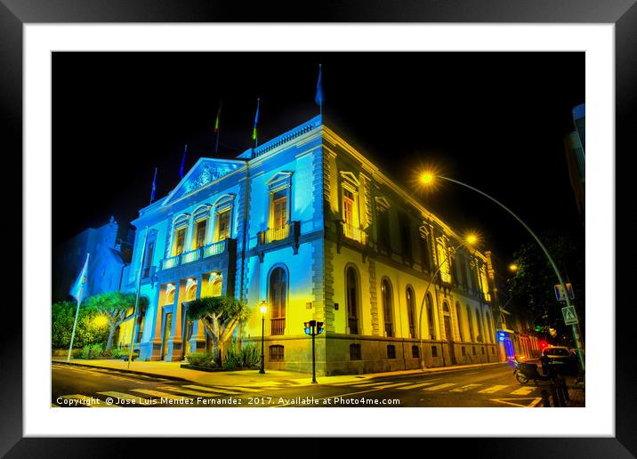 City Hall  Framed Mounted Print by Jose Luis Mendez Fernand