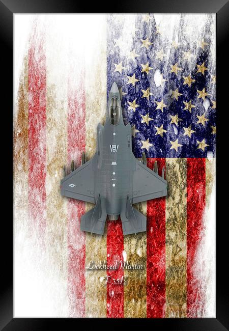 USAF Lockheed Martin F-35B Framed Print by J Biggadike