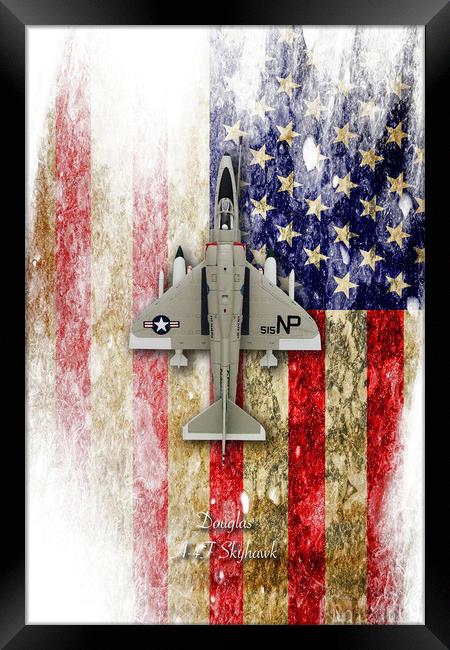 Douglas A-4F Skyhawk Framed Print by J Biggadike