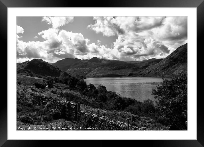  Storm Clouds - The Lake District Framed Mounted Print by Jon Wood