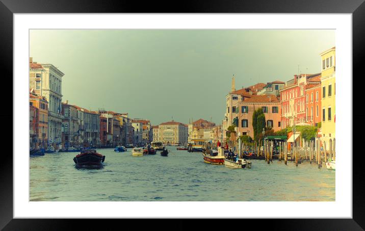 Venice, Grand canal Framed Mounted Print by Larisa Siverina