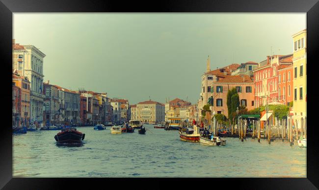 Venice, Grand canal Framed Print by Larisa Siverina
