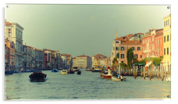 Venice, Grand canal Acrylic by Larisa Siverina