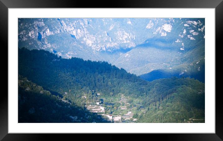 View from Ravello, Italy Framed Mounted Print by Larisa Siverina