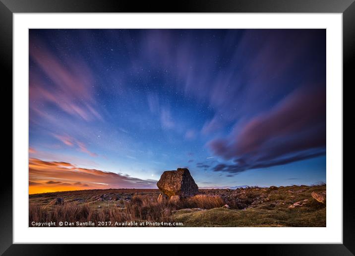 Arthur's Stone, Cefn Bryn, Gower, Wales Framed Mounted Print by Dan Santillo