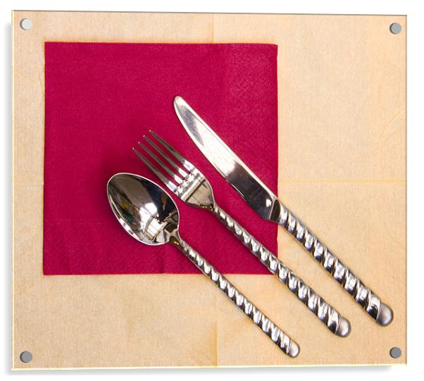 Cutlery Art Acrylic by David French