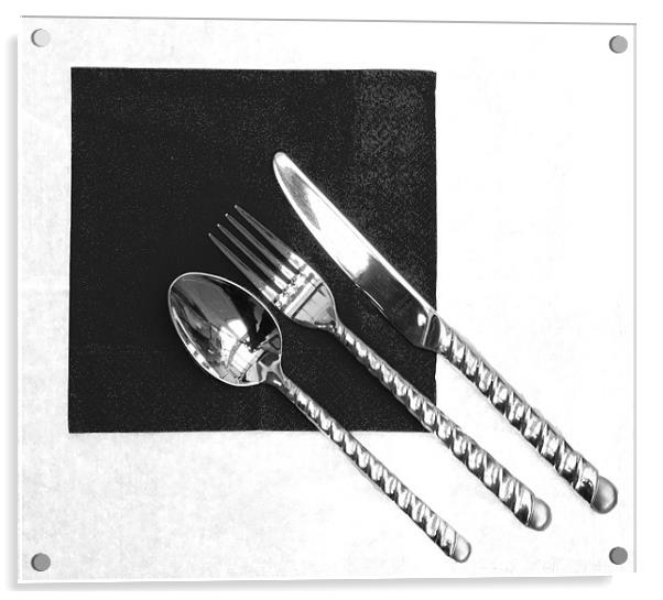 Cutlery Art Acrylic by David French