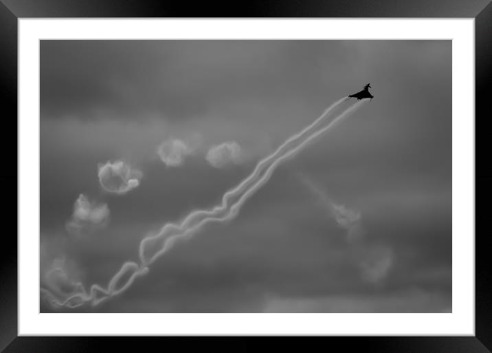 Typhoon Trails Framed Mounted Print by Gareth Burge Photography