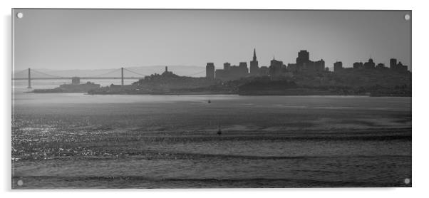 San Francisco Skyline Acrylic by Gareth Burge Photography