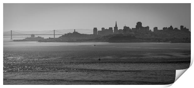 San Francisco Skyline Print by Gareth Burge Photography