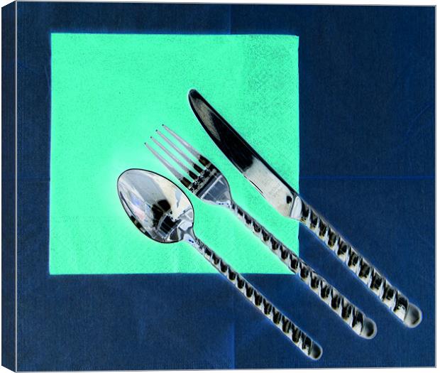 Cutlery Art Canvas Print by David French