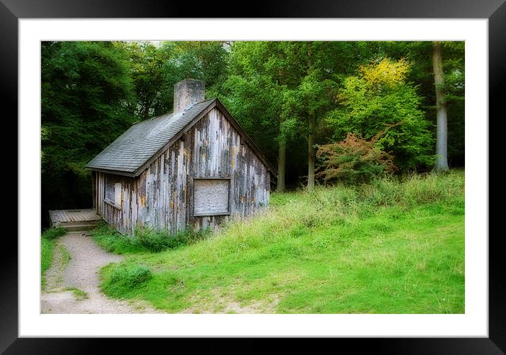 The Cabin in the Forest Framed Mounted Print by graham young