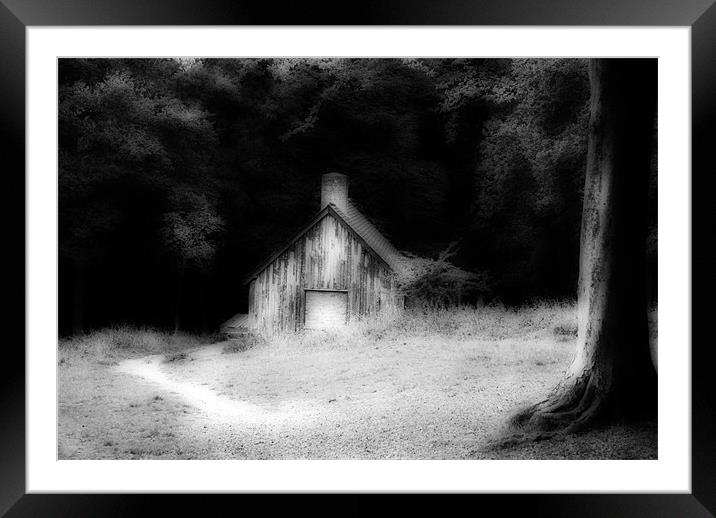 The Log Cabin Framed Mounted Print by graham young