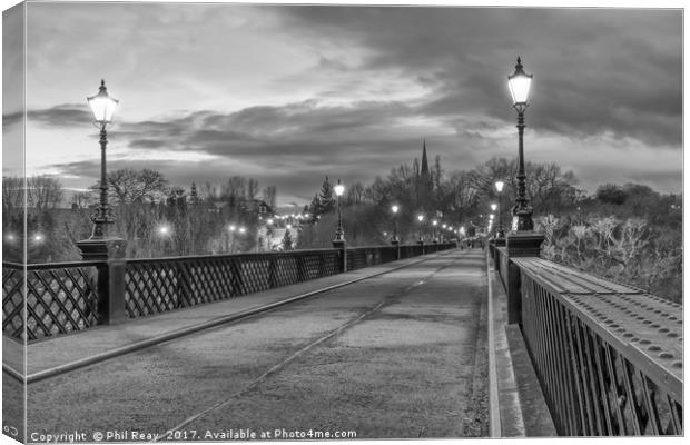 Armstrong Bridge, Newcastle upon Tyne Canvas Print by Phil Reay
