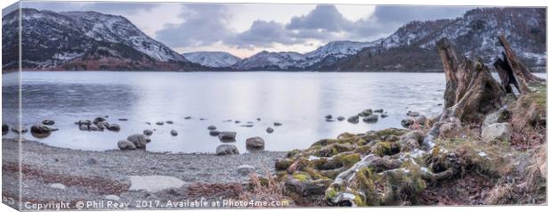 Sunset at Ullswater Canvas Print by Phil Reay