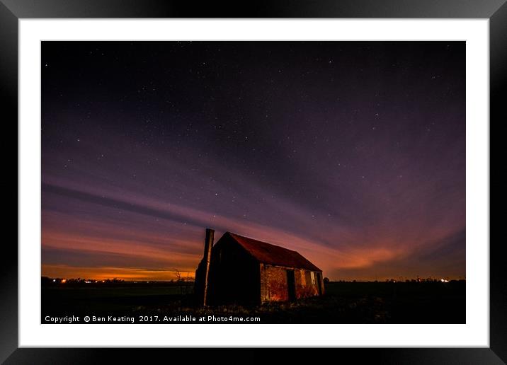 Abandoned under the Stars Framed Mounted Print by Ben Keating