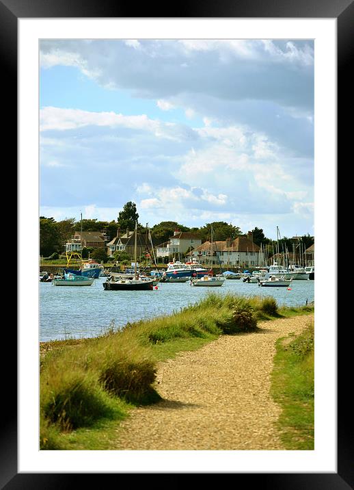 Keyhaven Framed Mounted Print by graham young