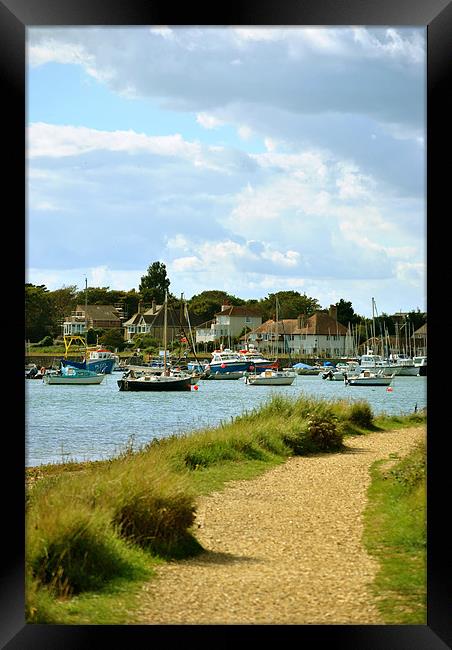 Keyhaven Framed Print by graham young