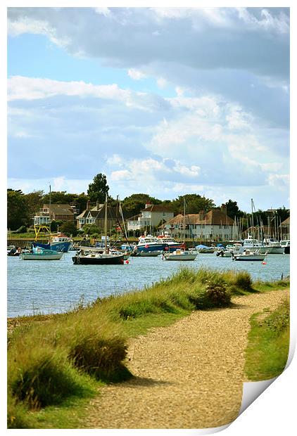 Keyhaven Print by graham young
