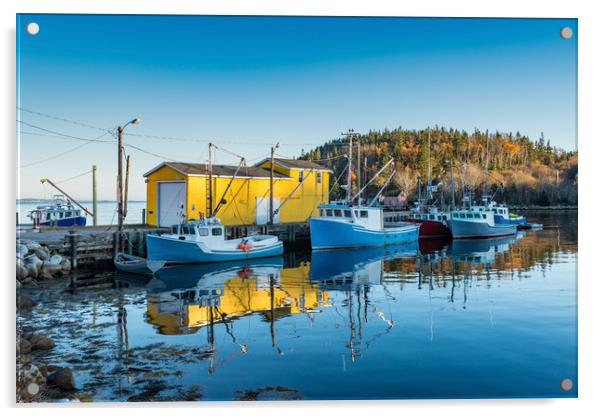 Northwest Cove Nova Scotia Acrylic by Roxane Bay
