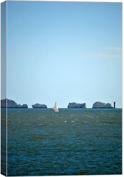 Sailing in the Solent Canvas Print by graham young