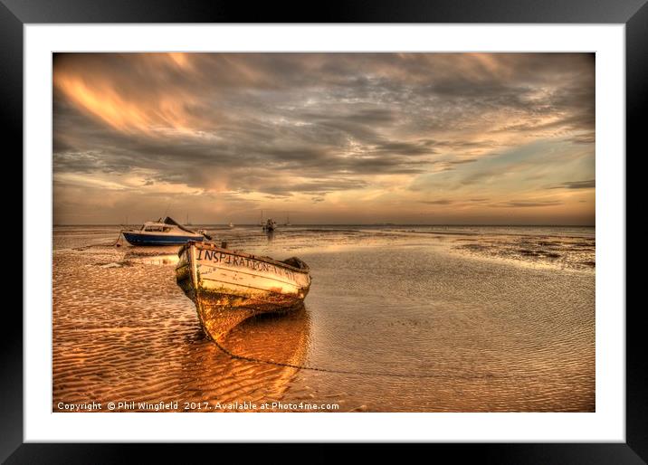 Inspiration on Sea Framed Mounted Print by Phil Wingfield