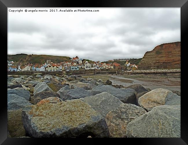 Staites North Yorkshire Framed Print by angela morris