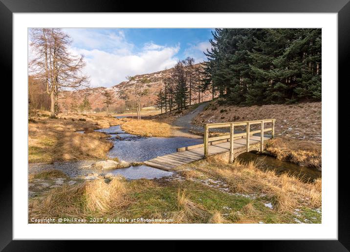 Blea Tarn, Cumbria Framed Mounted Print by Phil Reay