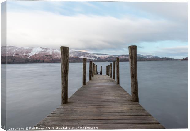 Ashness Jetty, Derwentwater Canvas Print by Phil Reay