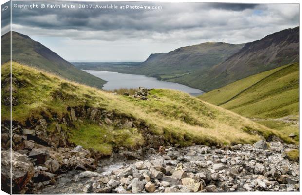 Scafell Pike Canvas Print by Kevin White