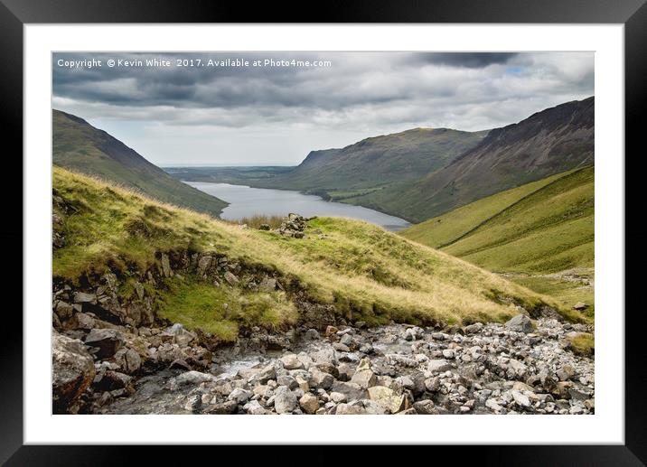 Scafell Pike Framed Mounted Print by Kevin White