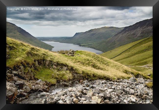 Scafell Pike Framed Print by Kevin White