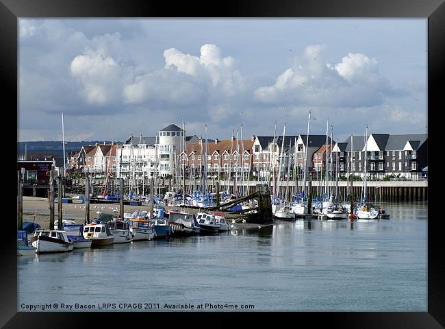 LITTLEHAMPTON HARBOUR, SUSSEX Framed Print by Ray Bacon LRPS CPAGB