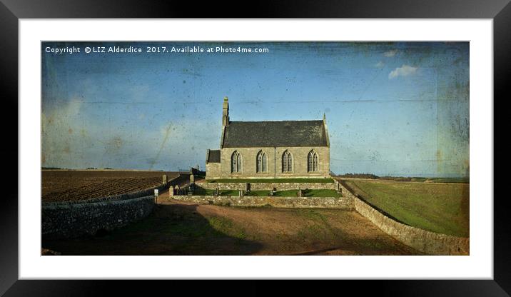 Boarhills Church Framed Mounted Print by LIZ Alderdice