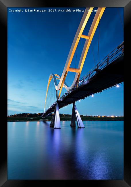 Infinity Bridge, Stockton Framed Print by Ian Flanagan