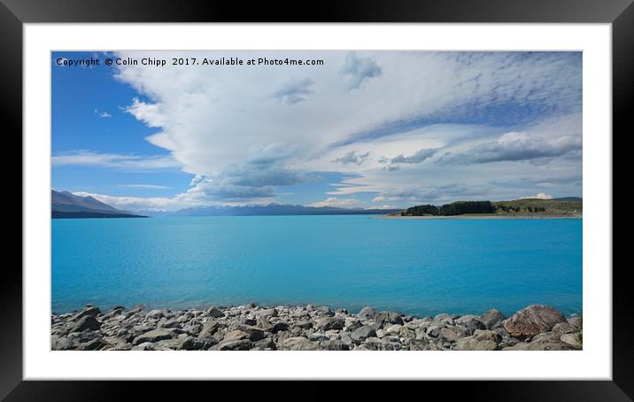 Aotearoa - Land of the long white cloud Framed Mounted Print by Colin Chipp