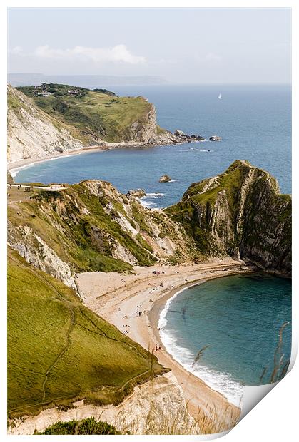 Dorset Coastline Print by Eddie Howland