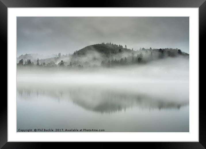 Fawe Park Mist Framed Mounted Print by Phil Buckle