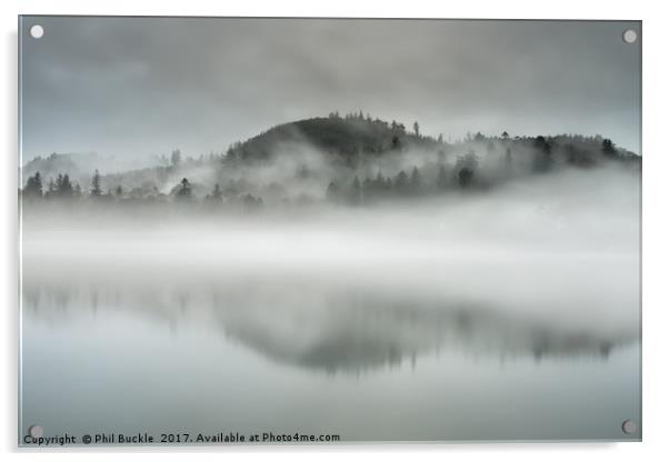 Fawe Park Mist Acrylic by Phil Buckle