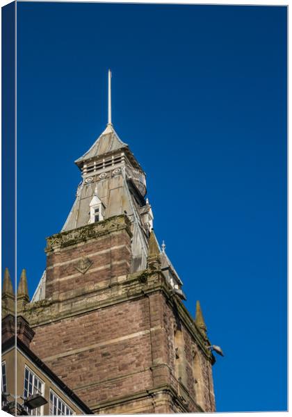 Newport Market Tower Canvas Print by Steve Purnell