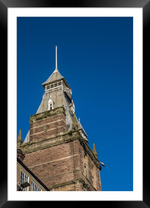 Newport Market Tower Framed Mounted Print by Steve Purnell