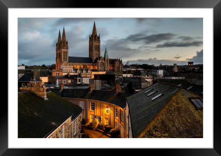Truro cathedral splendour Framed Mounted Print by Michael Brookes