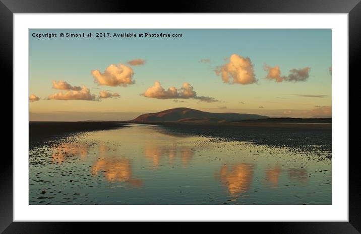 Black Combe Cumbria Framed Mounted Print by Simon Hall