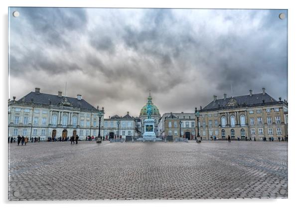 Copenhagen Amalienborg Palace Acrylic by Antony McAulay