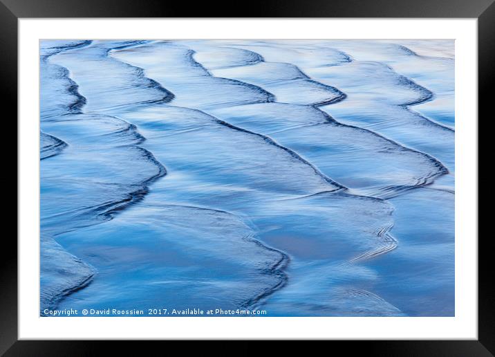 Ebbing Tide, Ruby Beach, Washington, USA Framed Mounted Print by David Roossien
