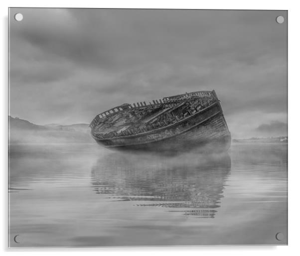 Dulas Bay Anglesey  Acrylic by Chris Evans